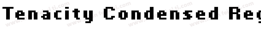 Tenacity Condensed Regular字体转换
